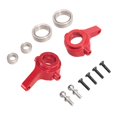 thumbnail image 4 of 2 piezas de repuesto para copa de dirección delantera de aluminio 1:18, prácticas y fáciles de instalar Rojo, 4 of 9