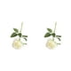 thumbnail image 1 of Moyic 12 piezas exquisita artesanía y elegancia rosas y flores de seda para un toque romántico y blanco romántico blanco 2Conjunto, 1 of 6