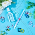 thumbnail image 4 of 36Pcs 3 Size Anti-Lost Lanyard Set 8mm 13mm 21mm Silicone Pendant Adjustable Rubber Rings Soft Protective Fixing Case Replacement Multipurpose Pen Keychain Small Item, 4 of 9