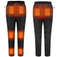 thumbnail image 1 of Pantalones calefactores cálidos Pantalones térmicos de invierno lavables con 8 áreas calefactables, pantalones térmicos eléctricos para hombres y mujeres, 1 of 7