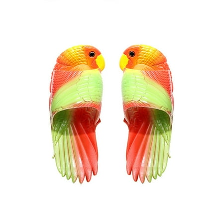 

Honeeladyy Clearance under 10$ Cartoon Slippers For Women Child Anti-Slip Novelty Open Toe Slides Summer Sandals Casual Beach Shoes