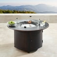thumbnail image 3 of Oakland Living Finland Matera Aluminum 5 Piece Propane Fire Pit Chat Set, 3 of 10