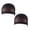Black, variant on 2Pcs Unisex Stretchable Wig Liner Cap Hair Net Elastic Mesh Hairpiece Accessory