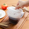 thumbnail image 4 of Rice Container Rice Container Microwave Rice Cooker Plastic Microwave Pressure Cooker with Locking Lid Instant Fast Cookware for Cooking Steaming Yellow Mini Rice Cooker Mini Rice Cooker, 4 of 9
