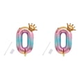 thumbnail image 2 of yingyy Party Balloon with Gradient Color Birthday Party Decor Aluminum Foil Balloon 32 Inch, Number 8 1 2PCS, 2 of 6