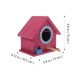 thumbnail image 5 of EeaseMX Casa de pájaros de madera, casa de pájaros colgante, nido de pájaro, comedero colgante decorativo para pájaros, 5 of 7