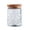 B, variant on JHyouerji Clear Glass Sealed Canister 4x5x4 Inch,Food Safe Storage Vessel for Coffee Tea Candy Dry Grains Kitchen Counter Pantry Organizer