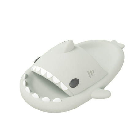

2022 Summer Cute Shark Slippers for Women Men 【New】 Shower Anti-Slip Novelty Open Toe Slides Lightweight Sole Sandals Casual Beach Shoes