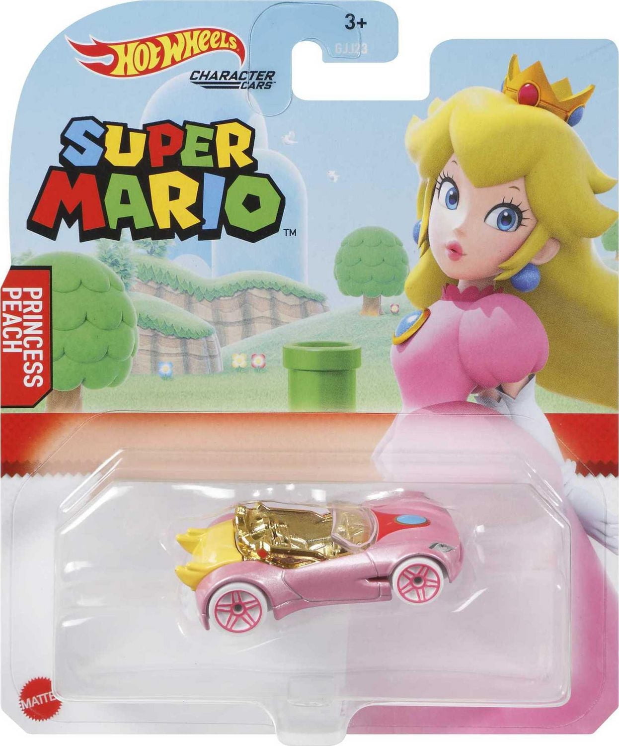 Véhicule Princess Peach Hot Wheels à l’échelle 1/64