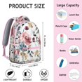 thumbnail image 6 of "Floral Sunflower Backpack for Women - Durable Water-Resistant School Backpack with Laptop Pocket, Spacious Design for College, Work, Commute - Wildflower Print, Stylish & Functional", 6 of 6
