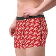 thumbnail image 2 of Vsdgher Retro Lobsters Pattern Men's Boxer Brief Underwear,Soft Funny Underwear for Men-Small, 2 of 5