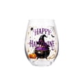 thumbnail image 3 of Halloween Glass, Halloween Pumpkin Decor, Witch Halloween Decor, Halloween Decorations, 420Ml 14Oz Stemless Clear Drink Cup with Web, Bat, Witch Hat and Jack O Lantern Print,, 3 of 7