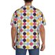 thumbnail image 3 of Balery Polka Dot Camisa Casual de Manga Corta con Botones para Hombre, Texturizada, Estilo Cubano, para Playa, Verano-XX-Large, 3 of 5