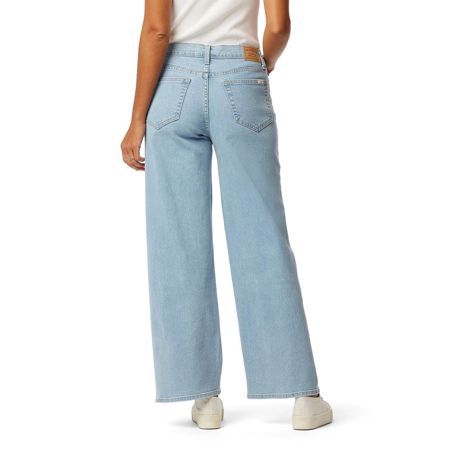 Levi Strauss SignatureMC Jean jambe large original d’époque pour femme