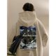 thumbnail image 1 of Camiseta de manga corta con capucha de piel de ciervo para hombre, Top de media manga versátil, marca de moda de verano, 1 of 4