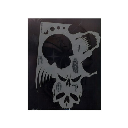 Artool Template - Artool Skull Master Feehand Airbrush Templates by Craig Fraser