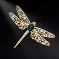 thumbnail image 3 of Pins Trendy Fashion Personality Elegant Temperament Corsage Simple Color Zircon Pin Coat Coat Dragonfly Brooch, 3 of 16
