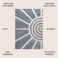thumbnail image 4 of JONATHAN Y SANDSTONE 3 x 5 Area Rug, Aelius Scandinavian Abstract Sun Two-Tone - Blue/White, SND101C-3, 4 of 10