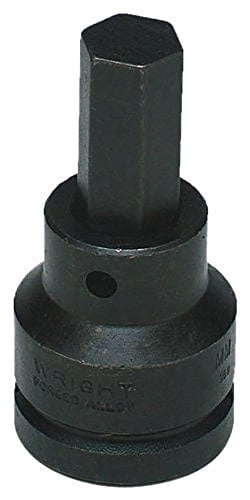 62-17MM Wright Tool 3-1//4 Hot Forged Alloy Steel Impact Bit with 3//4 Drive Size and Black Oxide Finish
