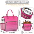 thumbnail image 5 of Pink Gradient Leopard Print Womens Lunch Box for Work,Insulated Large Lunch Bag for Tween and Teen,Loncheras Para Mujer,Leakproof Adult Lunch Bag for Work,Beach,Travel,Picnic,Camping, 5 of 7