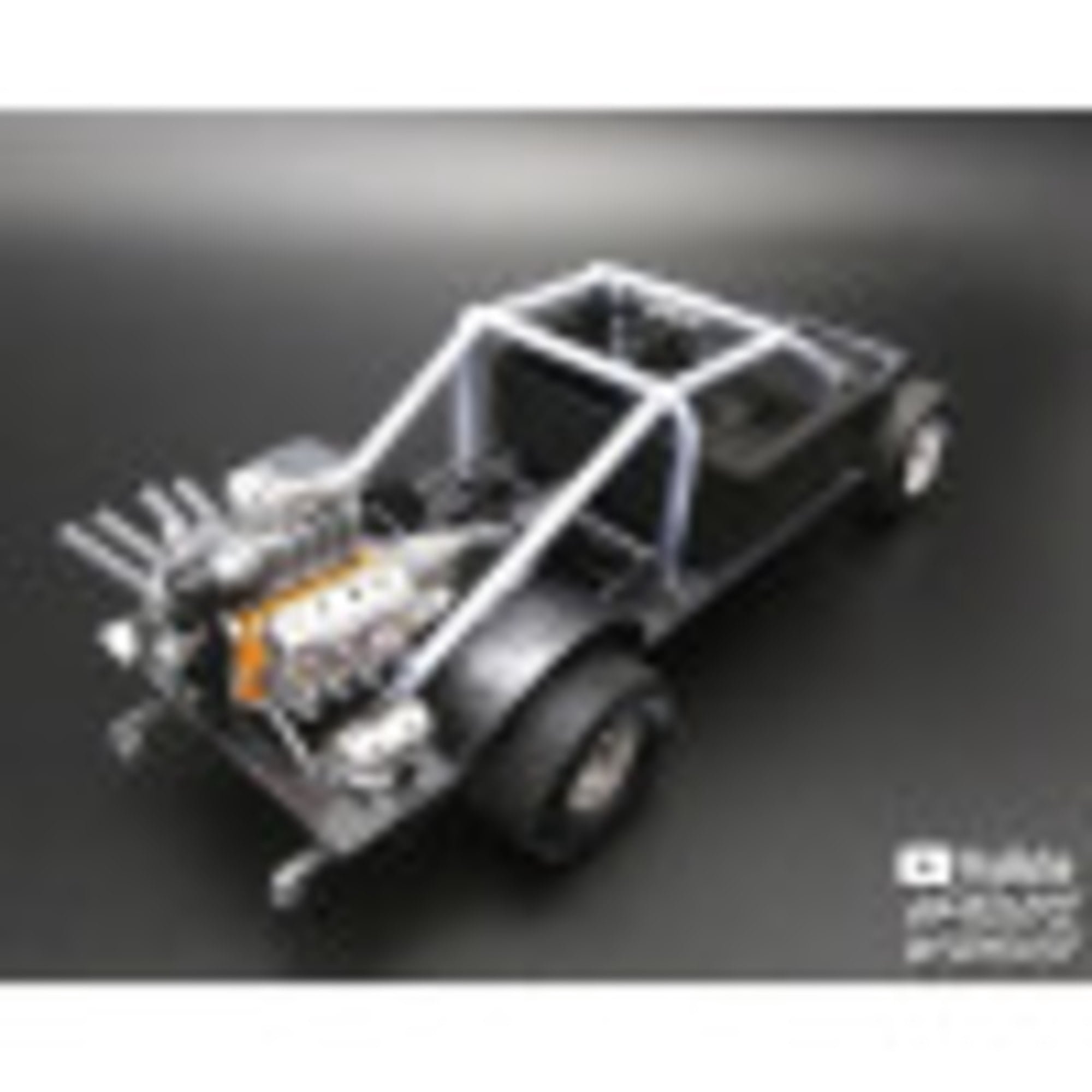 L.A. Dart Wheelstander Classic Car 1:25 Scale Model Kit, 68+ Parts