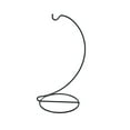 thumbnail image 2 of sunsanly Ornament Stand Holder for Glass Balls Spiral Design Holder with Stable Iron Base for Air Plant Terrarium Witch Ball Stand for Wedding Home Office Garden Decoration, 2 of 8