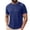 Dark Blue, variant on Men's Breathable Mesh Short Sleeve T-Shirt, Moisture Wicking Gym Tee, Lightweight Cooling Active Top for Summer Sports Fitness