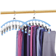 thumbnail image 3 of Organizador de leggings para armario, perchas metálicas giratorias para pantalones, perchas para yoga que ahorran espacio en el armario, color azul, 3 of 4