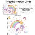 thumbnail image 2 of Adhesivo de pared unicornio arcoíris Ormromra, 2 of 4