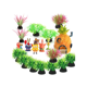 thumbnail image 1 of 19 Pcs Plantas Artificiales Decorativas Acuario Pecera Malubero Multicolor, 1 of 5