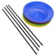 thumbnail image 5 of 1 juego de platos giratorios con palos: juguete de malabarismo para espectáculos de circo - Juego de discos giratorios de plástico para diversión y entretenimiento, 5 of 7