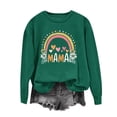 thumbnail image 5 of Jacenvly Hauts à Manches Longues pour Femmes Liquidation Hauts Imprimés à la Mode Amples Décontractés à Manches Longues Sweat à Capuche à Manches Régulières Hauts pour Femmes Grande Taille, 5 of 5