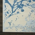 thumbnail image 3 of Nourison Bliss Modern Botanical Ivory/Blue 7'10" x 9'10" Area Rug, (8' x 10'), 3 of 6