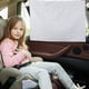 thumbnail image 1 of Cortina de tela para ventana de coche con 2 ventosas | Parasol ajustable para ventana trasera de coche, SUV, minivan y MPV | Funda de tela suave que mantiene a los niños frescos y cómodos, 1 of 5