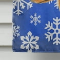 thumbnail image 4 of Carolines Treasures SS4604CHF 28 x 40 In. Min Pin Winter Snowflakes Holiday Flag Canvas- House Size, 4 of 4
