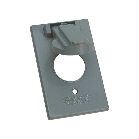 Sigma 14224 1 Gang Weatherproof Vertical Round Switch Cover