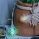 thumbnail image 4 of Luces de Jardín LED Solares Coloridas JanHm Decoración de Navidad Bola Peluda, 4 of 4