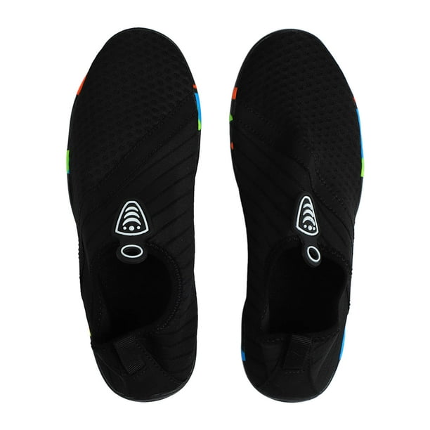 Zapatos de agua hombres mujeres adultos playa zapatos de natación para río piscina lago buceo kayak surf negro 39