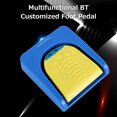 thumbnail image 2 of Pedal de pie multifuncional, interruptor de pie inalámbrico BT, compatible con conexión por cable BT Abanopi Azul, 2 of 7