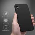 thumbnail image 3 of Liquid Silicone Gel Rubber Full Body Protection Shockproof Case for iPhone Xs/iPhone X，Anti-Scratch&Fingerprint Basic-Cases，Compatible with iPhone X/iPhone Xs 5.8 inch (2018), (Navy Blue), 3 of 4