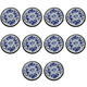 thumbnail image 1 of 10 posavasos redondos bordados estilo chino - porcelana azul y blanca MFZFUKR CPB-DE-WX779-11, 1 of 5
