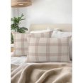 thumbnail image 2 of Outdoor Pillows Waterproof, Brown Checkered Throw Pillows with Inserts Included, Rustic Farmhouse Buffalo Plaid Indoor Outdoor Decorative Lumbar Pillow for Bed/Couch/Patio 12"x20", 1Pcs, 2 of 8