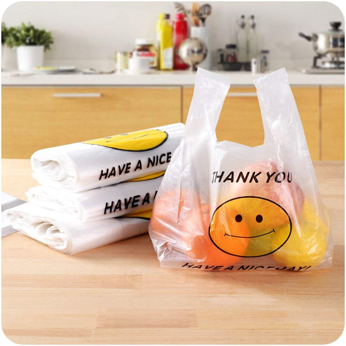 AMZ Supply Thank You Plastic Bags 11.5x6.5x22 T-Shirt Bags Thickness 0.65 Mil Shopping Bags Pack of 800