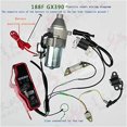 thumbnail image 4 of Electric Start Kit FlyWheel Stater Motor Key Switch Box Charging Coil Fit for Honda GX340/ GX390 11HP/13HP, 4 of 4