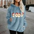 thumbnail image 5 of ShiShine Christmas Sweatshirts for Women Pullover Hoodie Sweater Fuzzy Plush Casual Winter Sweatshirt Cute Oversized, 5 of 5