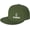 Moss Green, variant on No Smoking Flat Bill Hats Teens Cool Snapback Baseball Cap Unisex