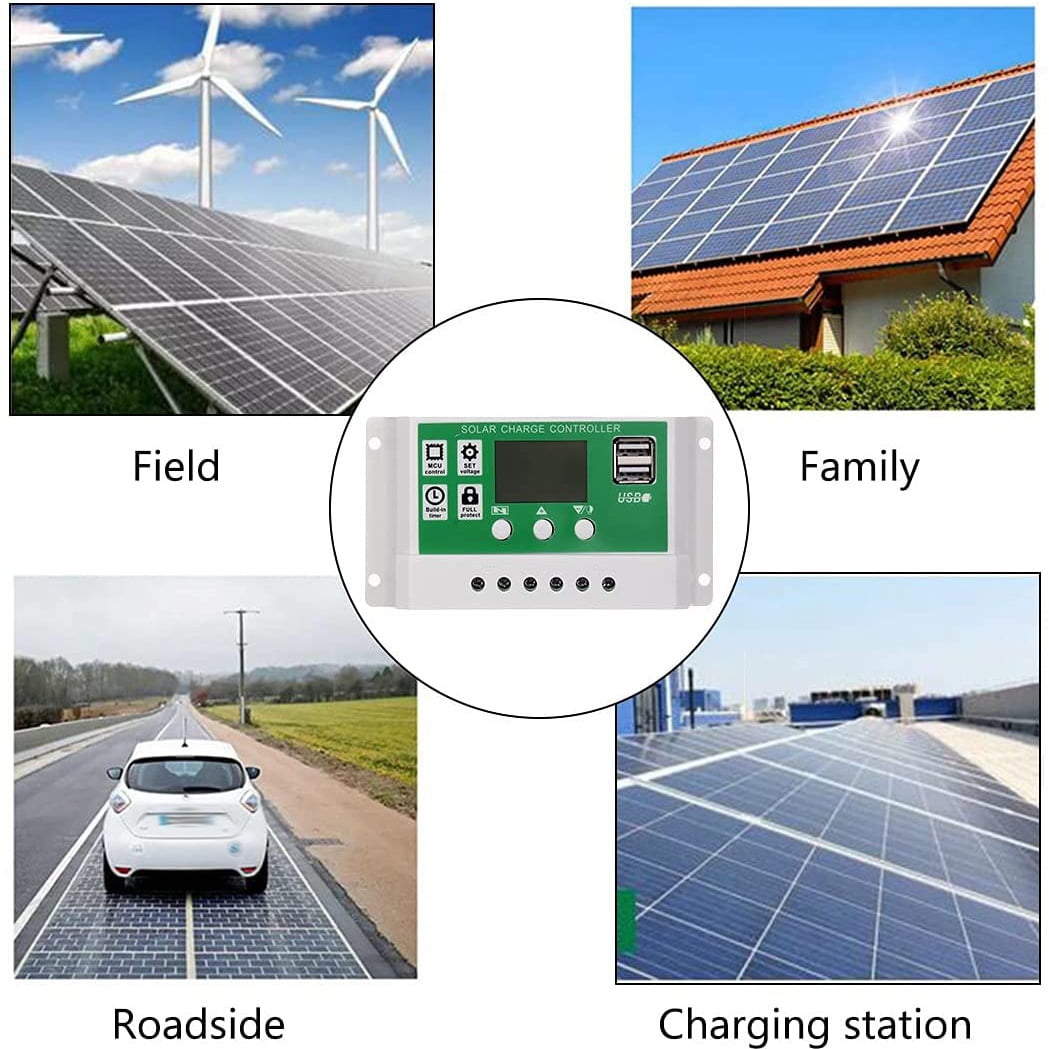 200W Solar Panel Kit 50A 12V Battery Charger with Controller Caravan Boat