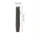 thumbnail image 4 of Unique Bargains Portable Rotating Head Nail Clipper 1 Pc Black, 4 of 6