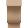 thumbnail image 2 of 12"W x 12"D x 24"H Wide Newport Rough Cedar Woodgrain TimberThane Corbel, Primed Tan, 2 of 6