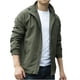 thumbnail image 2 of Puntoco Chaqueta Con Capucha Desmontable, Manga Larga, Bolsillo, Cremallera, Resistente Al Agua, De Color Sólido, Para Exteriores, Para Hombre, 2 of 9